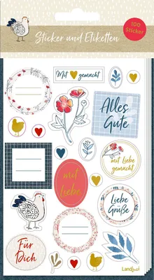Produktbild von Stickerbogen mit 100 Stickern