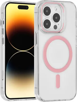 Produktbild von UNIQ Accessory iPhone 14 Pro Hardcase - magsafe compatible - Transparent - Pink