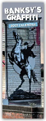 Produktbild von Banksy's Graffiti 2027 - Slimline-Kalender