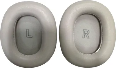 Zdjęcie produktu dla INF Zamienne nauszniki ze skóry owczej do słuchawek Bang & Olufsen Beoplay H95 - 2 szt. Srebro