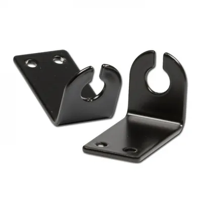 Image de Equerre de fixation 40mm Support de plaque d'immatriculation noir