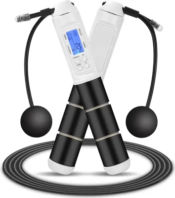 Produktbild von Fitness Springseil mit Zähler, verstellbar, kugelgelagert, rutschfest