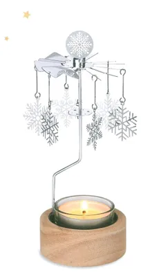 Produktbild von Teelichtkarussell Schneeflöckchen