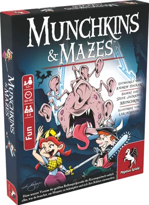 Immagine prodotto di Munchkin & Mazes Gioco di carte per 3-6 giocatori dai 12 anni in su Tedesco