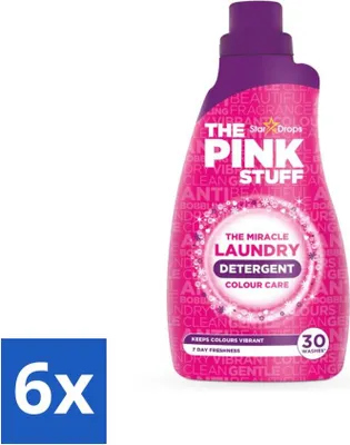 Immagine prodotto di The Pink Stuff - Gel di lavaggio - Bucato colorato - Detergente - 30 lavaggi - 960 ml - Confezione risparmio - 6 pezzi