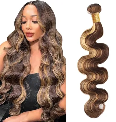 Produktbild von 12-Zoll-Haarverlängerungen aus Echthaar, Farbe P427, Blond