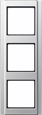 Produktbild von Jung Abdeckrahmen 3-fach A583AL, Aluminium, waagerecht/senkrecht, 1 Stk.