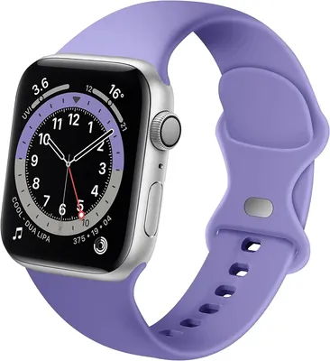 Produktbild von Strap-it Apple Watch Armband Silikon (Lila)