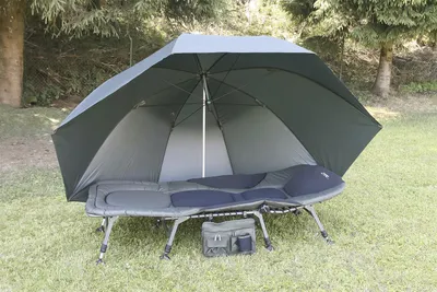 Produktbild von Anaconda Oval 345 Solid Nubrolly inkl. Transporthülle Schirm Anglerschirm Angelschirm Sonnenschirm Sonnenschutz
