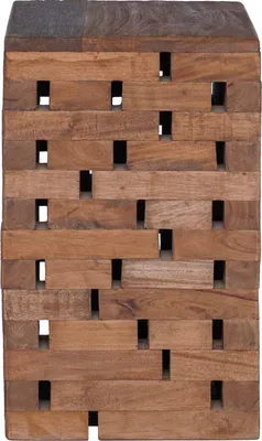 Produktbild von vidaXL Hocker Natur 29 x 29 x 48 cm Massivholz Altholz
