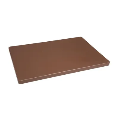 Image de Planche à découper Hygiplas LDPE extra épaisse marron 45 x 30 x 2 cm