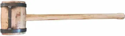 Image de Kerbl Holzschlegel 93×23?cm, 6?kg, Esche, Flacheisen, Weidezaun-Zubehör