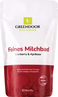 Produktbild von GREENDOOR Milchbad Aprikose Cranberry