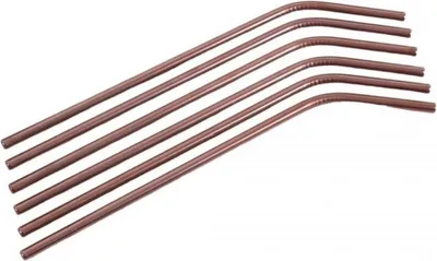 Obrázek produktu pro BERLINGERHAUS Brčko nerezové sada 6 ks Rosegold