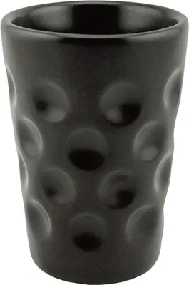 Produktbild von Dubbe Espressotasse – Pfälzer Charme für echte Genießer | Dubbeglas Eierbecher | Schnapsglas aus Keramik | Pfalz Dubbebecher (schwarz)