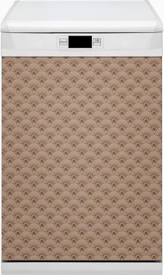 Produktbild von Geschirrspüle Magnet für Spülmaschine Magnetmatte Küche Magnete  Dekorative 45x80 cm  - Art Deco -Stil