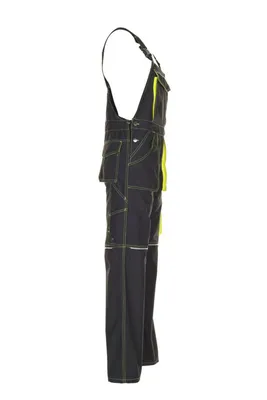 Produktbild von Latzhose Basalt Neon anthrazit/gelb Größe 64