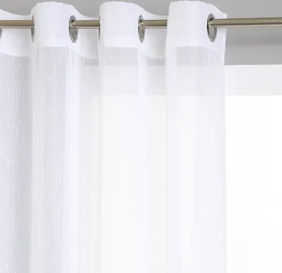 Immagine prodotto di Tenda - a righe - bianca - 140x240 cm - Atmosphera créateur d'intérieur