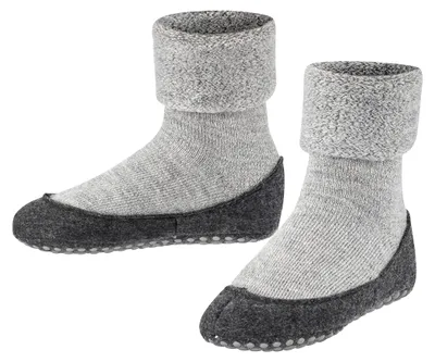 Produktbild von FALKE Stoppersocken Cosyshoe K Hp, Wolle, Grau Light Grey 3400, 35-36