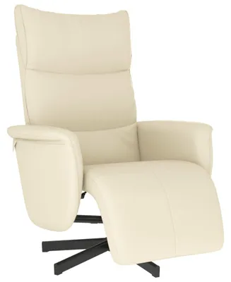 Produktbild von vidaXL Relaxsessel mit Fußteil Creme Kunstleder