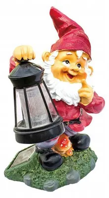Zdjęcie produktu dla Lampka solarna Krasnal z Latarnią Dekoracyjna