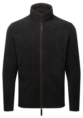 Image de Veste polaire "Artisan" pour hommes, modèle LT2706 (taille XXL) (noir/marron)