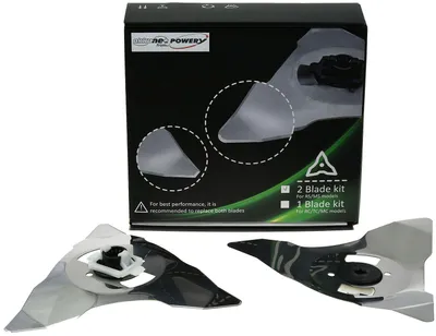 Produktbild von 2x Ersatz-Messer Schneid-Klingen für Mähroboter Robomow RS-, RC-Serie, Edelstahl
