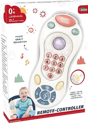 Produktbild von Luna Fernbedienung Baby Musik Lernspielzeug mit Licht und Sound in engl. Sprache