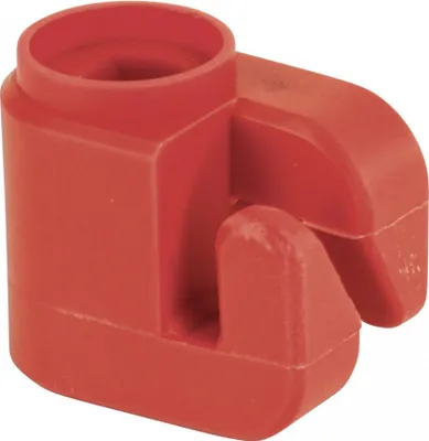 Produktbild von 100 Stück Aufschlagisolator rot für Weidezaunovalpfahl