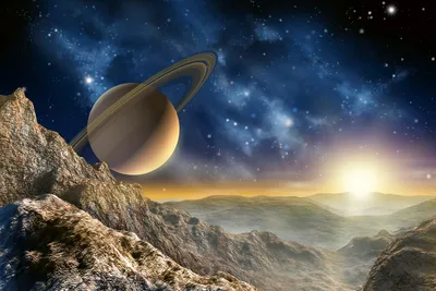 Produktbild von Fototapete - Spacescape 375x250cm - Vliestapete