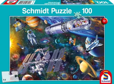 Produktbild von SCHMIDT Puzzle Weltraumspaß 100 Teile