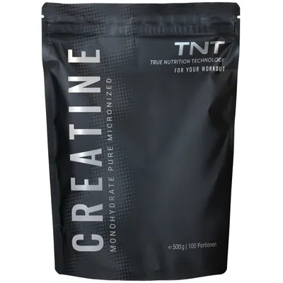 Produktbild von TNT Creatine Pulver (500g) - Pure Micronized (mesh200) - ohne Zusätze