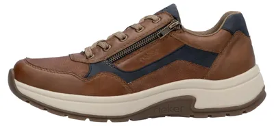 Zdjęcie produktu dla Buty Rieker, model sznurowany, niski - kolor: koniakowy - rozmiar: 45