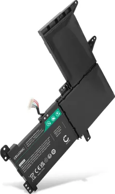 Immagine prodotto di CELLONIC 1x Batteria per PC portatile Compatibile con ASUS B31N1637, Vivobook S15 S510, Vivobook S15 S510UA, B31N1637 (3ICP5/57/81) – (3600mAh, 11.4V)
