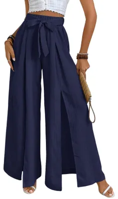 Produktbild von Elegante Palazzo-Hose für Damen, Weite Beine