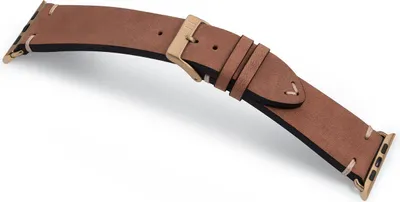 Produktbild von MANUFAKTURWERK Armband UHLENHORST, kompatibel mit Apple Watch 1-9, SE, Braun