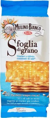 Produktbild von 6x Mulino Bianco Barilla 20x Crackers Cracker non salati ungesalzen 500g Italien