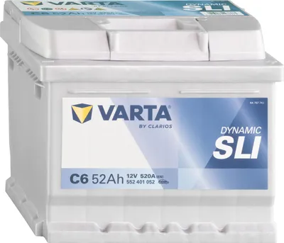 Produktbild von VARTA Silver Dynamic C6 Autobatterie 12V 52Ah