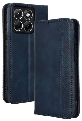 Produktbild von Motorola Edge 70 Fusion Hülle - Coverup Vintage Style Klapphülle - Blau