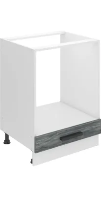 Produktbild von Belini Unterschrank Küche, Küchenunterschrank 60 cm Breite. SDP Küchenunterschrank ohne Arbeitsplatte. Küchenschrank ohne Tür, mit Schubladen, Glamour Wood