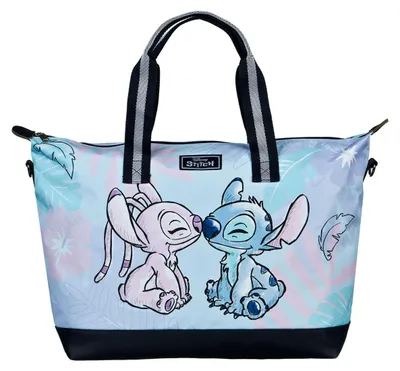 Produktbild von Undercover Disney Stitch Weekender, Junge/Mädchen, Schultertasche, Reißverschluss, Kind, Blau, Abbildung