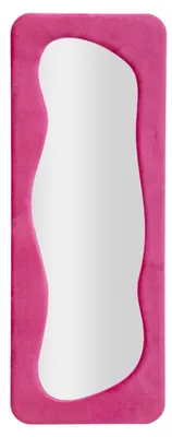 Zdjęcie produktu dla FURNLUX Lustro ścienne Theodor Pink 40cm / Kolor główny: różowy / Wymiary: 40 x 160 x 4 cm