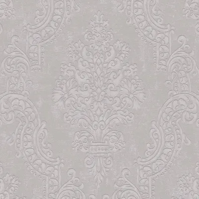 Produktbild von Barock-Tapete mit Ornamenten Beige Silber – Vliestapete edel – Mustertapete AS-Creation (KG-174514)