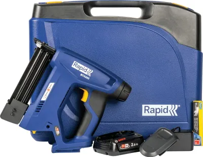Immagine prodotto di Pistola graffatrice a batteria RAPID BTX553, custodia