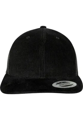 Produktbild von FLEXFIT 6606CT | Corduroy Retro Trucker, Snackback-Verschluss - Farbe: Black - Größe: One Size
