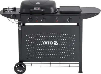 Obrázek produktu pro Plynový gril 5 kW, 2+2 hořáky, ocel 28,5 x 50 x 92,8 cm
