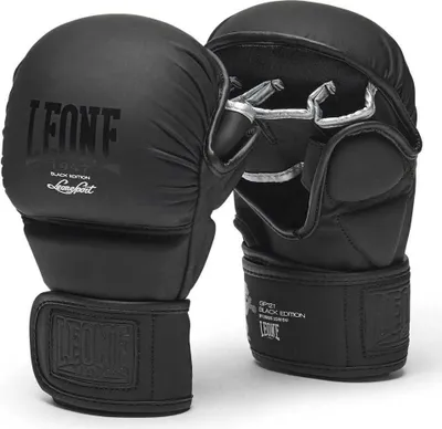 Produktbild von Leone1947 Black Edition Kampfhandschuhe Schwarz L Schwarz L