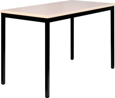 Produktbild von Schreibtisch Profi Besprechungstisch Computertisch 160x60cm Schwarz/Ahorn 331072