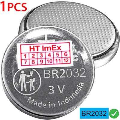 Produktbild von Kompatibel mit Panasonic BR2032 Lithium Batterie Knopfzelle 3V Batterie 3 Volt Zelle