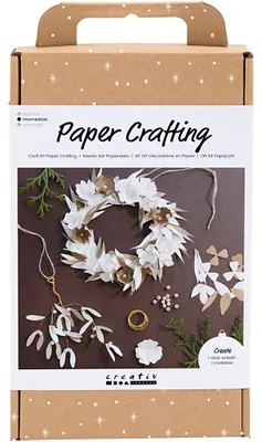 Immagine prodotto di Creativ Company Set per la realizzazione di ghirlande natalizie in carta - set per hobby creativi